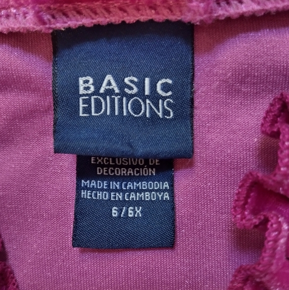 Basic Editions Fuchsia Dress - Picture 5 of 6